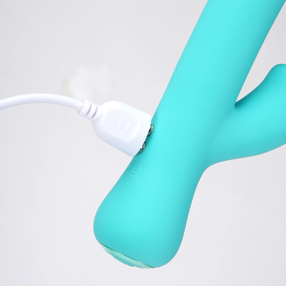 Maia Zara Teal Teal 17.1 Cm Usb Rechargeable Rabbit Vibrator