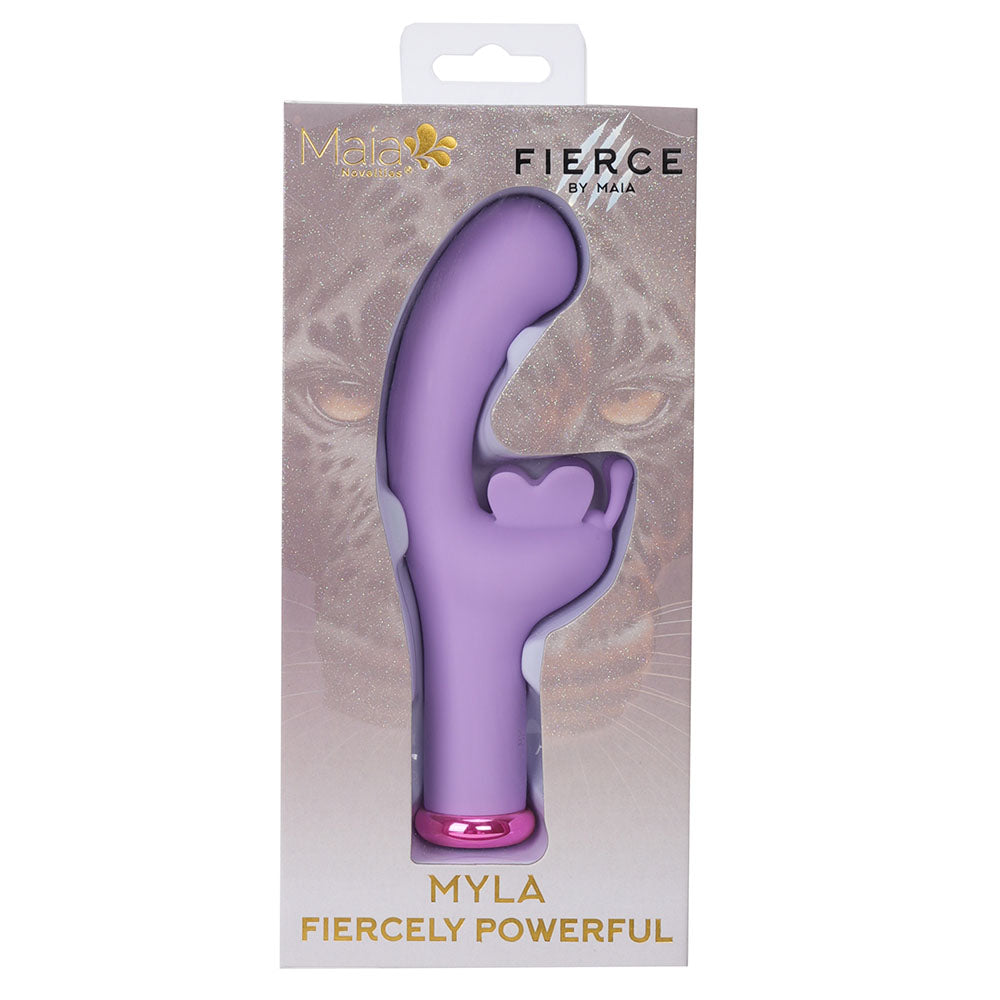 Maia Myla Lavender Lavender 15.9 Cm Usb Rechargeable Butterfly Vibrator