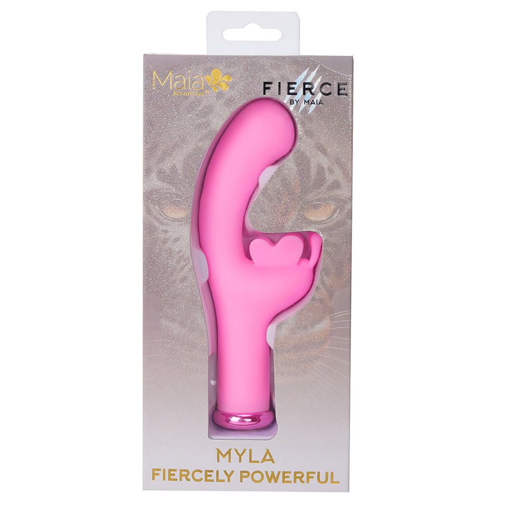Maia Myla Pink Pink 15.9 Cm Usb Rechargeable Butterfly Vibrator