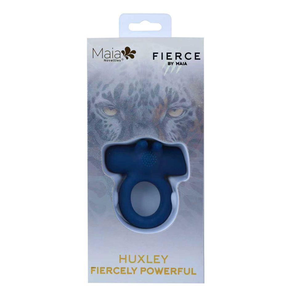 Maia Huxley Blue Blue Usb Rechargeable Strong Vibrating Cock Ring