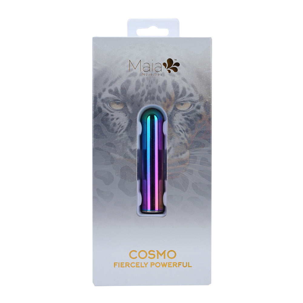 Maia Cosmo Metallic Coloured 8.9 Cm Usb Rechargeable Bullet