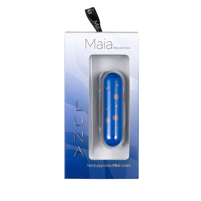 Maia Luna Blue 7.6 Cm Usb Rechargeable Bullet