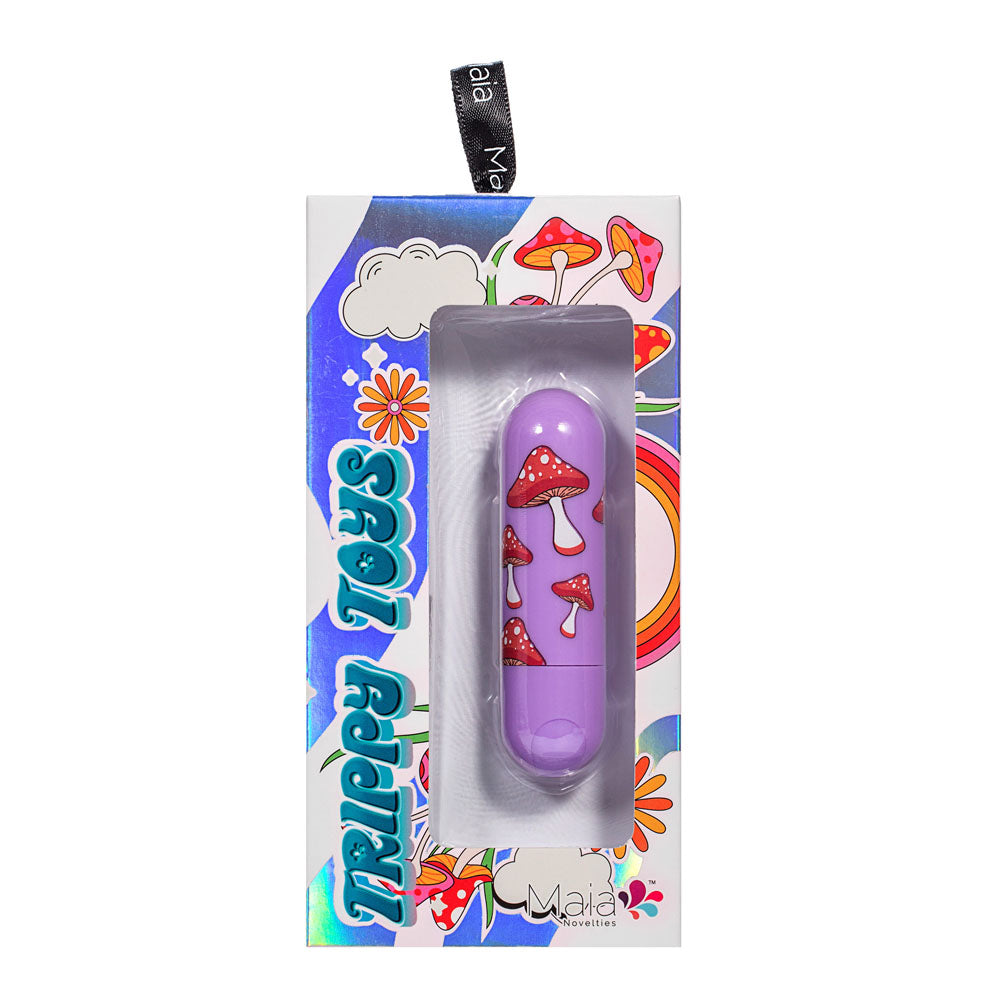 Maia Jessi Trippy Lavender 7.6 Cm Usb Rechargeable Bullet