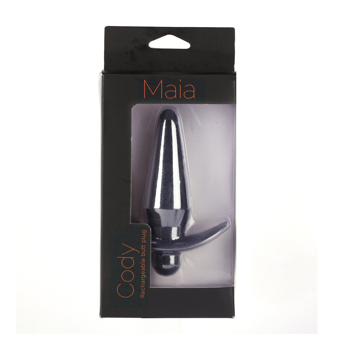 Maia Cody Black 12.4 Cm Usb Rechargeable Butt Plug