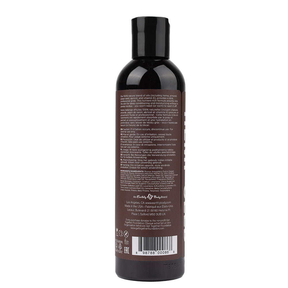 Hemp Seed Massage & Body Oil Lavender Scented 237 Ml Bottle