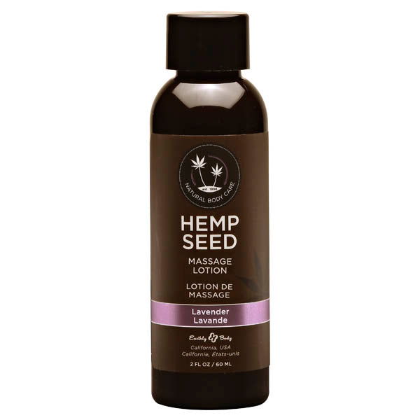 Hemp Seed Massage Lotion Lavender Scented 59 Ml Bottle