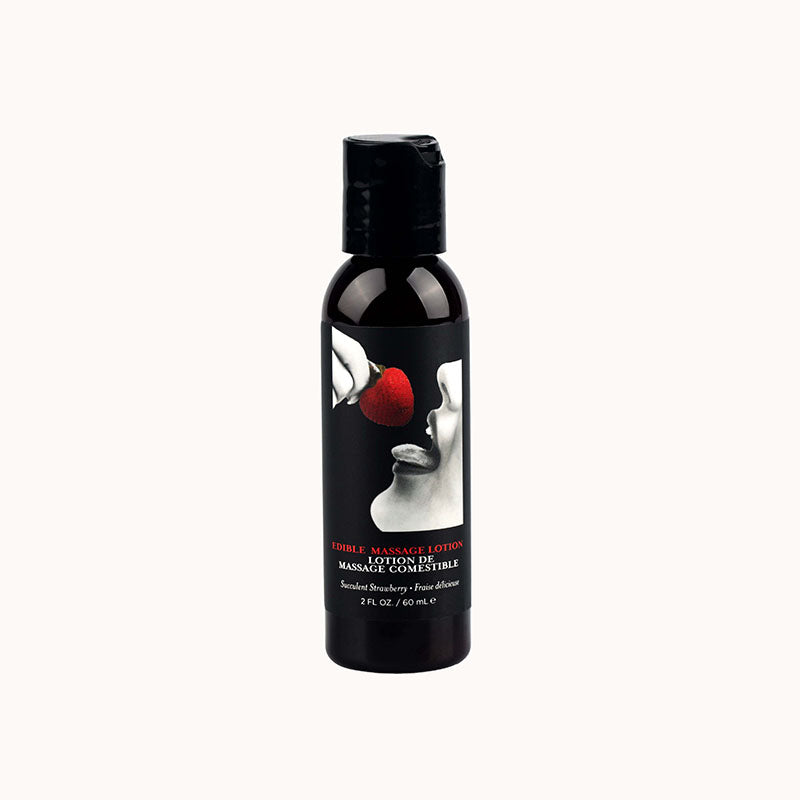 Eb Edible Massage Lotion Strawberry Strawberry Flavoured Massage Lotion 60 Ml