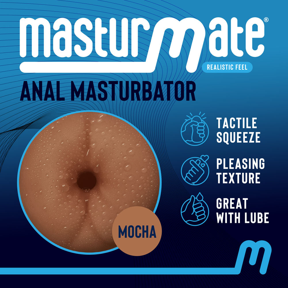 Masturmate Butt Mocha Brown Anal Stroker