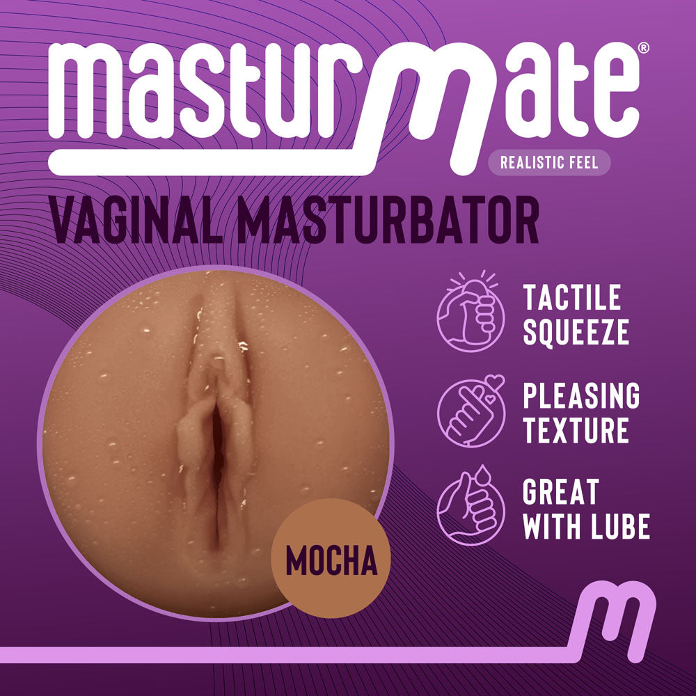 Masturmate Vagina Mocha Brown Vagina Stroker