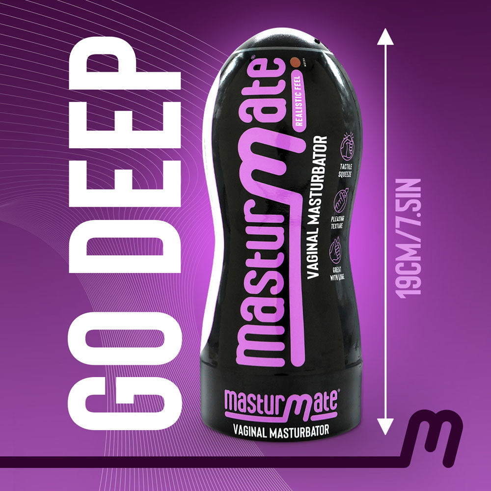 Masturmate Vagina Mocha Brown Vagina Stroker