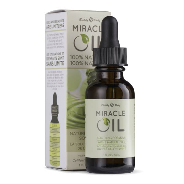 Miracle Oil Skin Soothing Oil With Hemp Seed 30 Ml Dropper Bottle