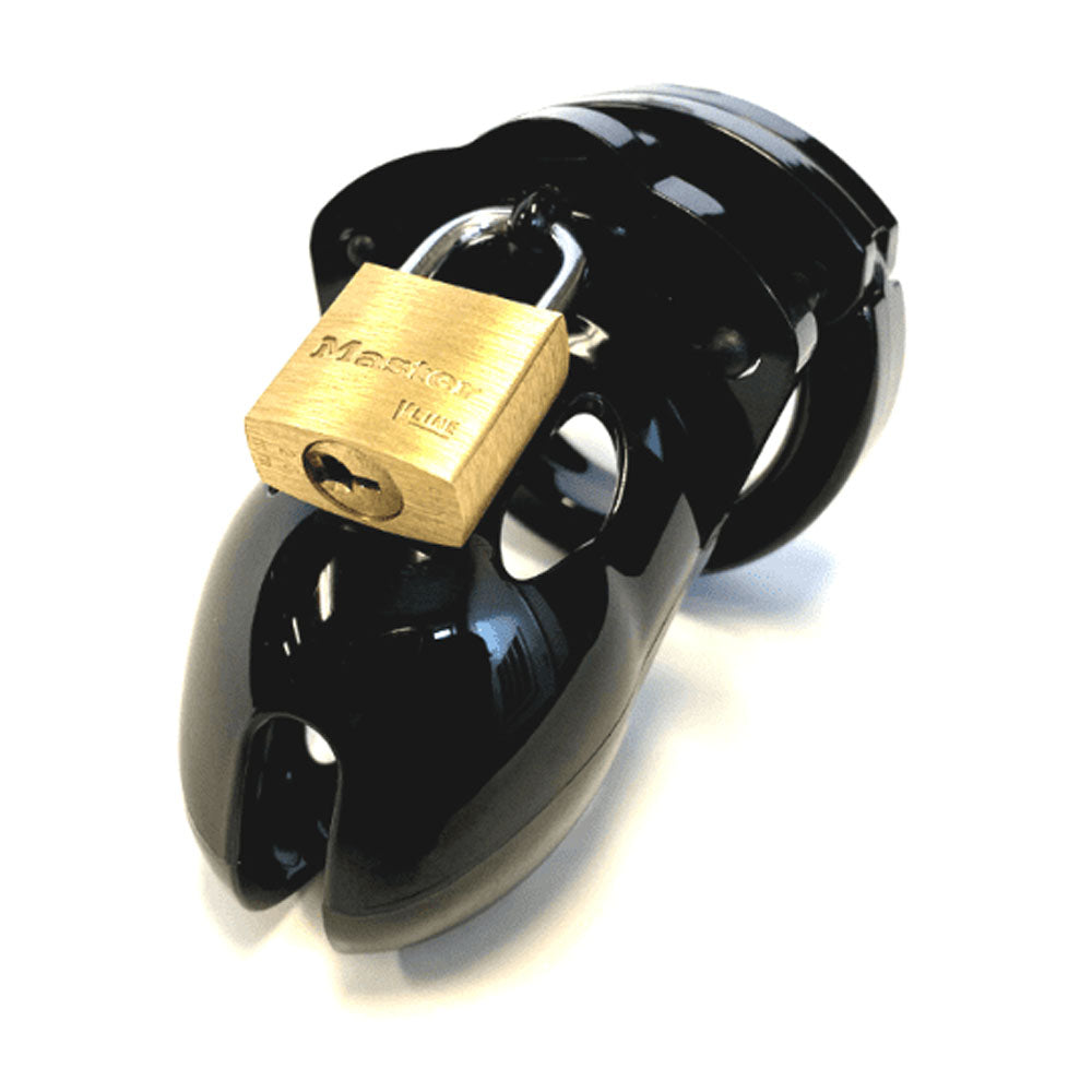 Mr. Stubb Chastity Cock Cage Kit Black Black 1.75 Inch Cock Cage Kit