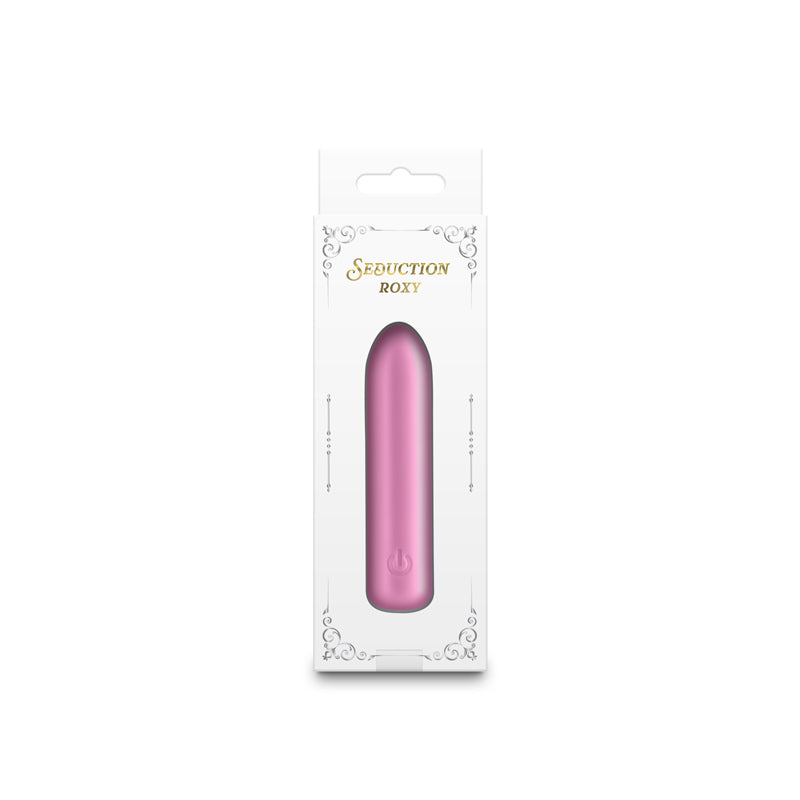 Seduction Roxy Metallic Pink Metallic Pink 9 Cm Usb Rechargeable Vibrating Bullet