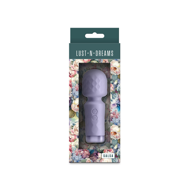 Lust N Dreams Salsa Lavender Lavender 11.5 Cm Usb Rechargeable Mini Massage Wand