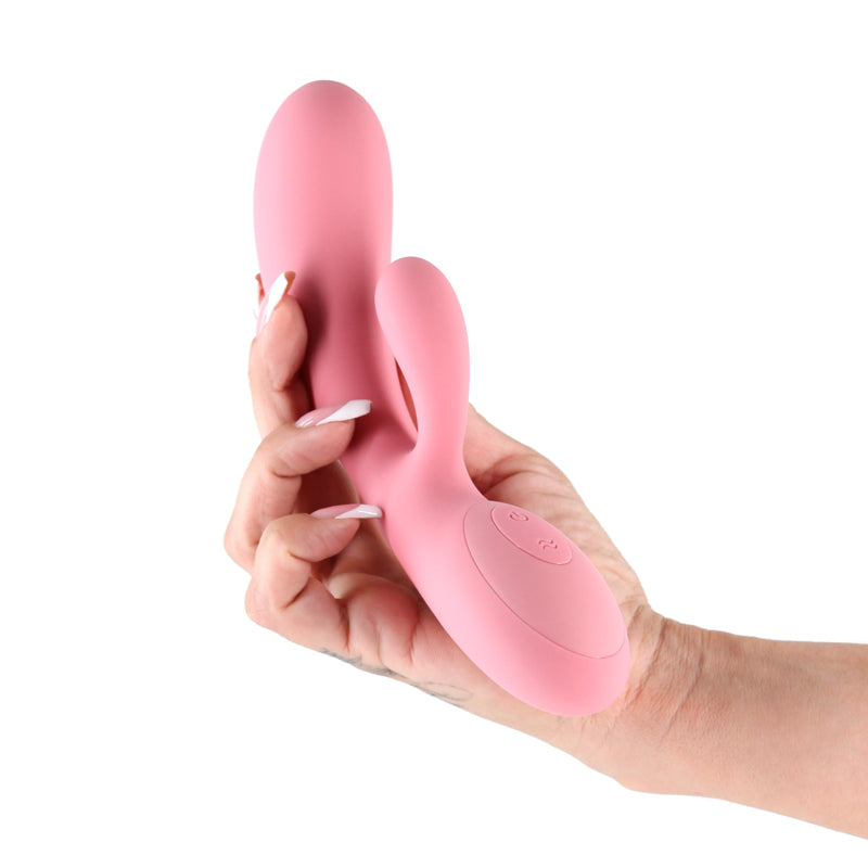Lust N Dreams Samba Coral Pink 19.4 Cm Usb Rechargeable Rabbit Vibrator