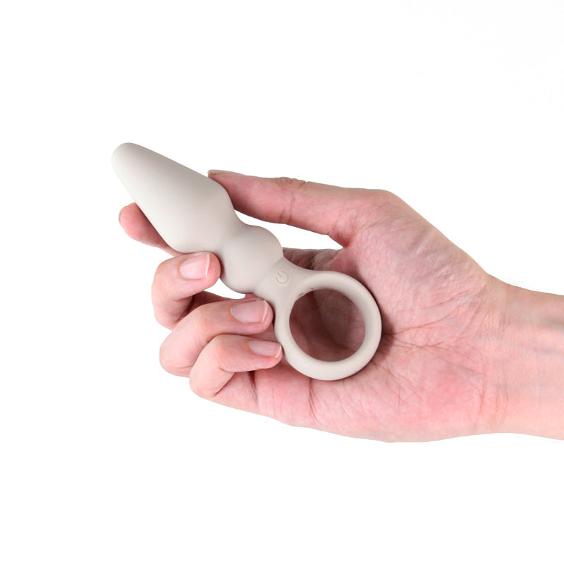 Lust N Dreams Bossa Fog White 12.5 Cm Usb Rechargeable Vibrating Butt Plug
