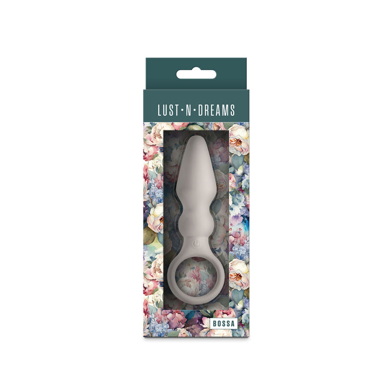 Lust N Dreams Bossa Fog White 12.5 Cm Usb Rechargeable Vibrating Butt Plug
