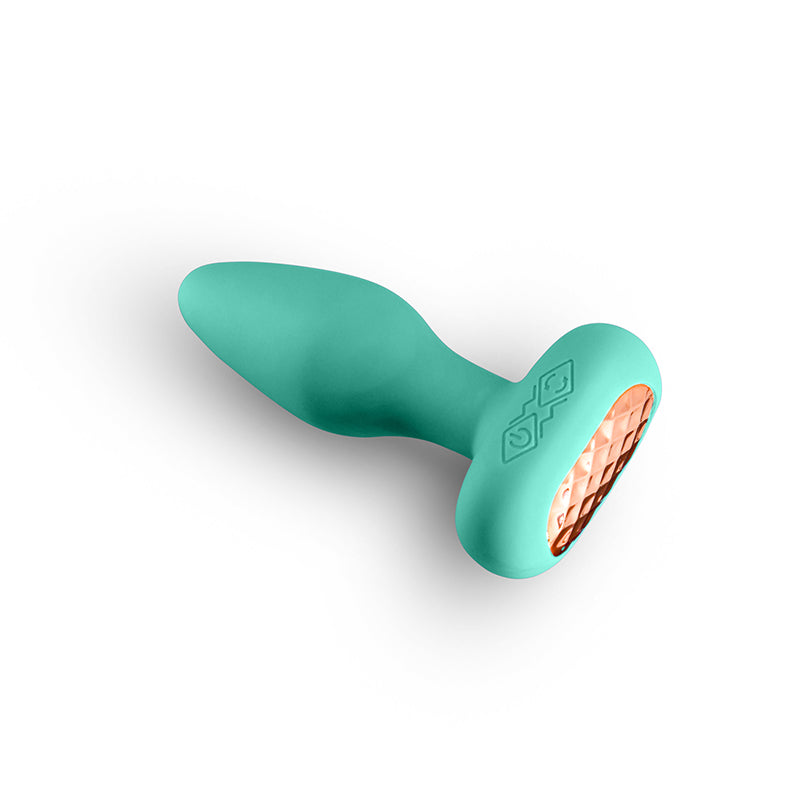Techno Prism Teal 10.9 Cm Usb Rechargeable Butt Plug With App Control