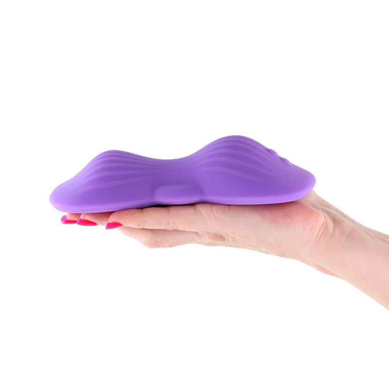 Techno Trap Purple Purple Usb Rechargeable Vibrating Grind Pad With App Control