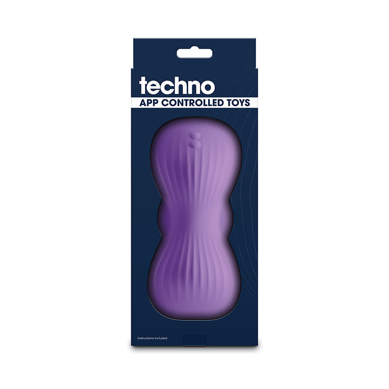 Techno Trap Purple Purple Usb Rechargeable Vibrating Grind Pad With App Control
