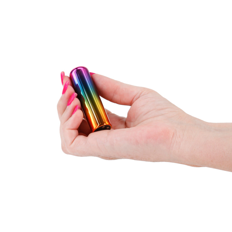 Chroma Rainbow Small Metallic Rainbow 6.8 Cm Usb Rechargeable Bullet