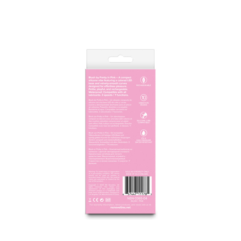 Pretty In Pink Blush Pink Pink 13 Cm Usb Rechargeable Vibrator