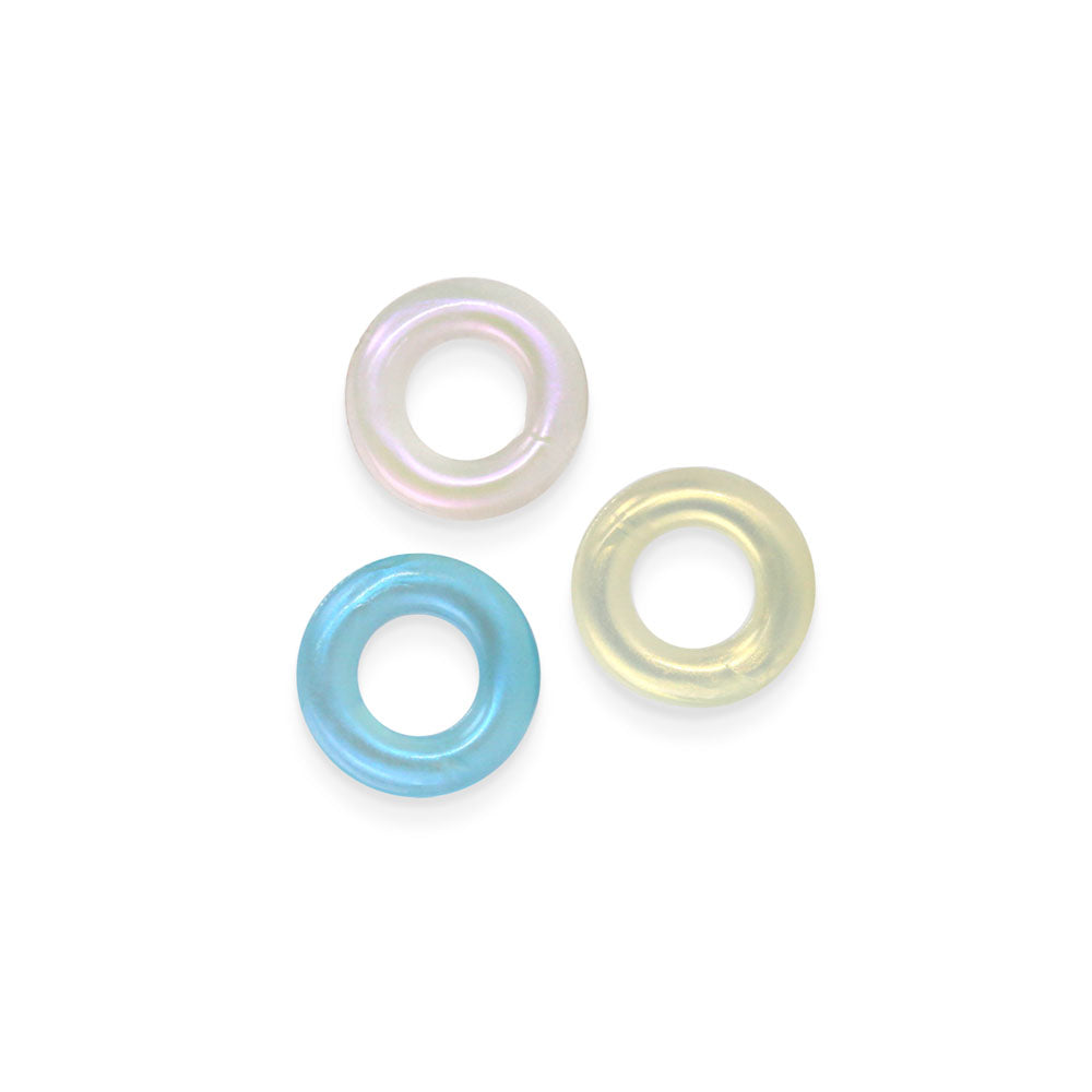 Fantasia Stamina Rings Multicolour Coloured Cock Rings Set Of 3