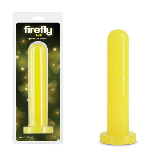 Firefly Thrill Yellow Large Glow In Dark Yellow 19.3 Cm Large Dildo
