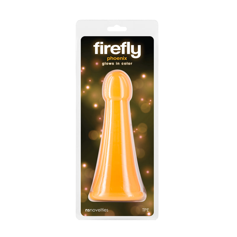 Firefly Phoenix Orange Glow In Dark Orange 19.2 Cm Dildo