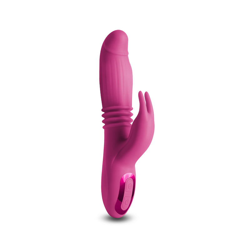 Inya Passion Pink Pink 22.2 Cm Usb Rechargeable Thrusting Rabbit Vibrator