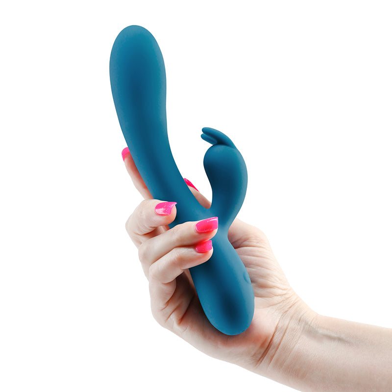 Inya Luv Bunny Dark Teal Dark Teal 20.2 Cm Usb Rechargeable Rabbit Vibrator