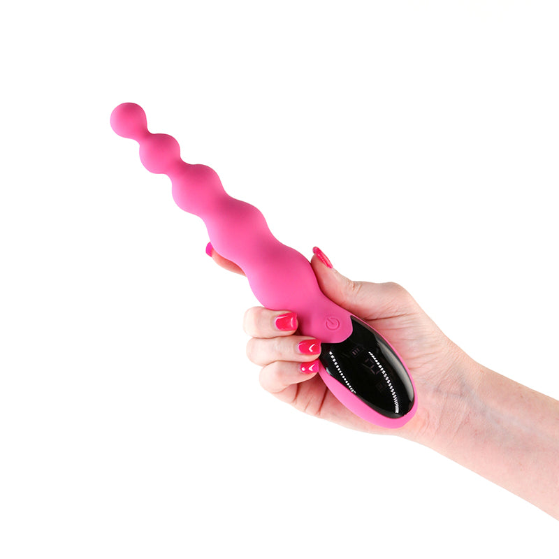 Inya Virtua Pink Pink 23.9 Cm Usb Rechargeable Beaded Vibrator