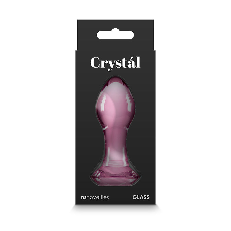 Crystal Gem Pink Pink 9 Cm Glass Butt Plug