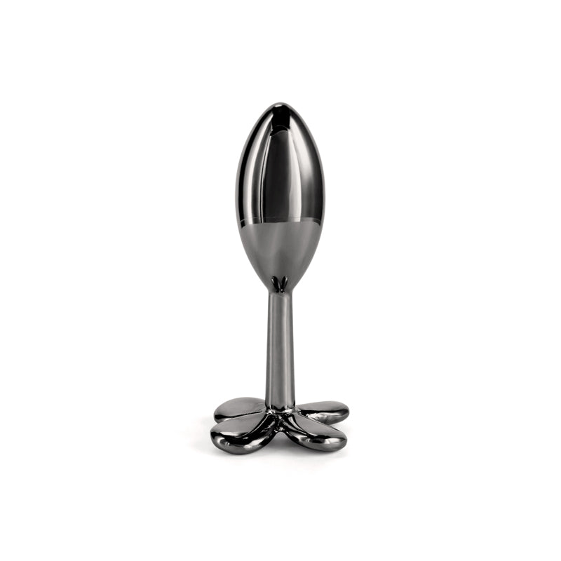 Rear Assets Clover Gunmetal Gunmetal 9.2 Cm Metallic Butt Plug