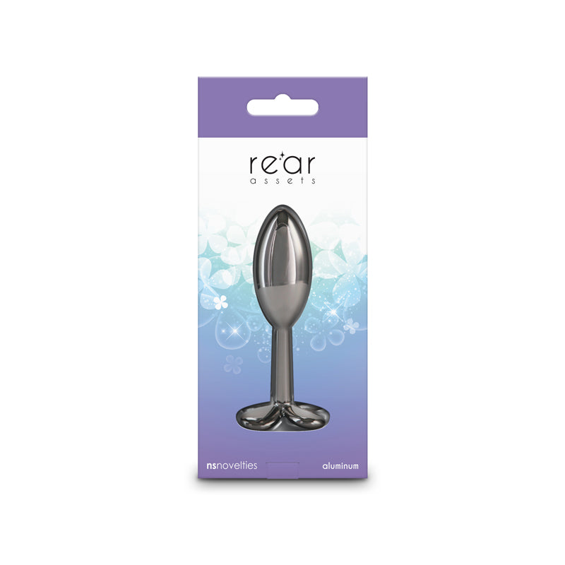 Rear Assets Clover Gunmetal Gunmetal 9.2 Cm Metallic Butt Plug