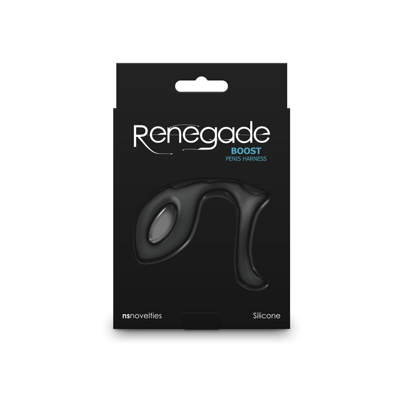 Renegade Boost Black Black Penis Harness