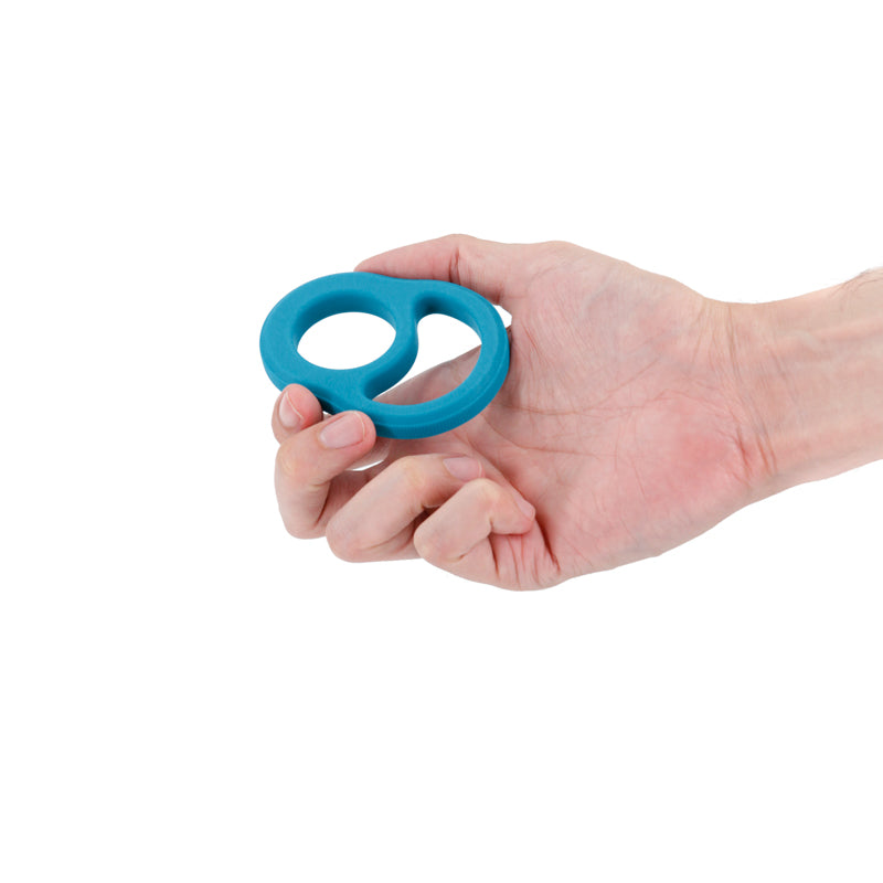Renegade Cradle Teal Teal Cock & Balls Ring