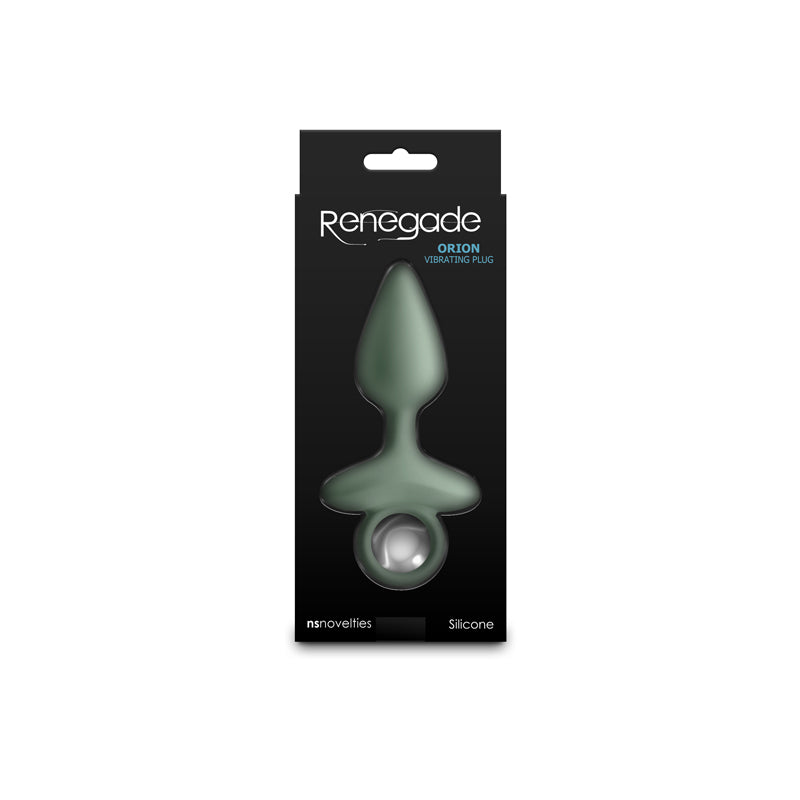 Renegade Orion Sage Green 13 Cm Usb Rechargeable Vibrating Butt Plug