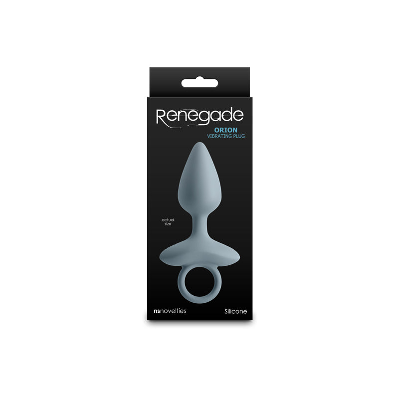 Renegade Orion Grey Grey 13 Cm Usb Rechargeable Vibrating Butt Plug