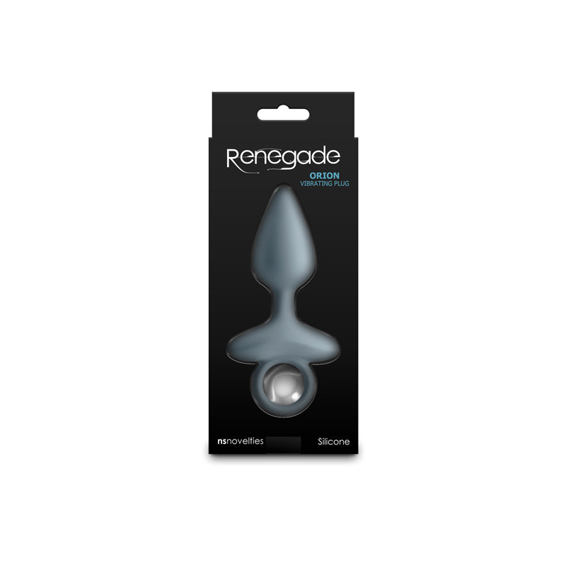 Renegade Orion Grey Grey 13 Cm Usb Rechargeable Vibrating Butt Plug