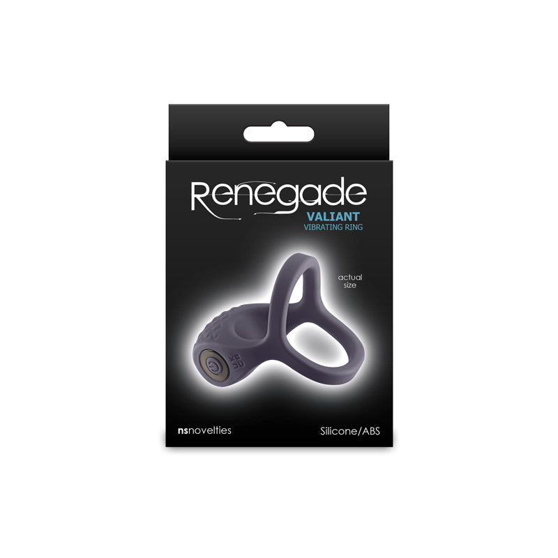 Renegade Valiant Grey Grey Usb Rechargeable Cock Ring