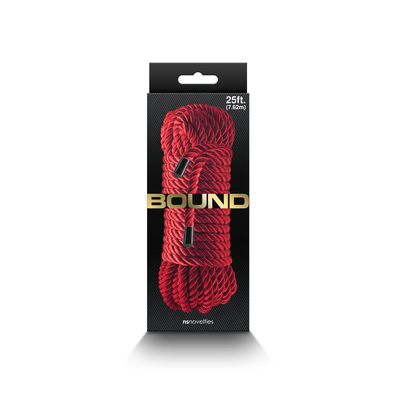Bound Rope Red Red Bondage Rope 7.6 Metre Length