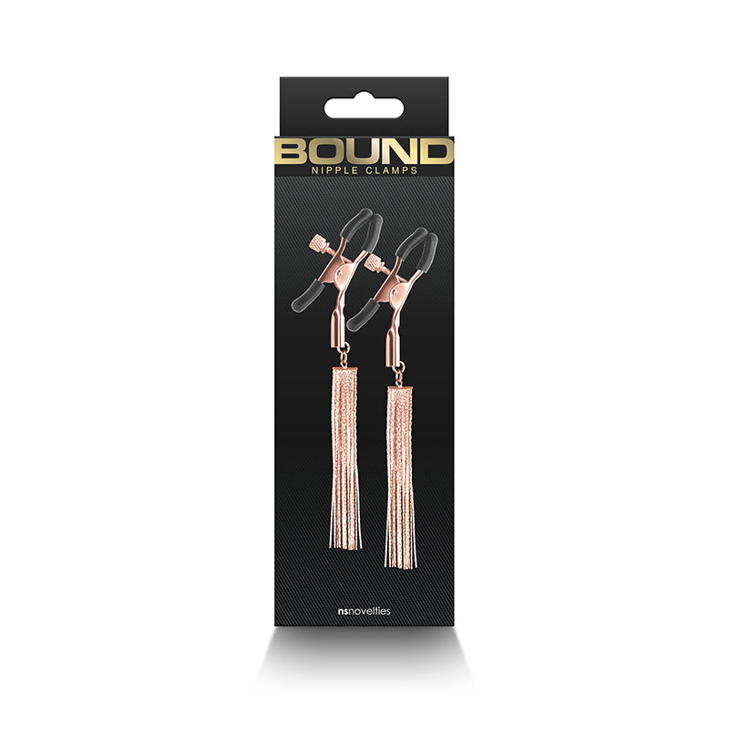 Bound Nipple Clamps D2 Rose Gold Rose Gold Nipple Clamps Set Of 2