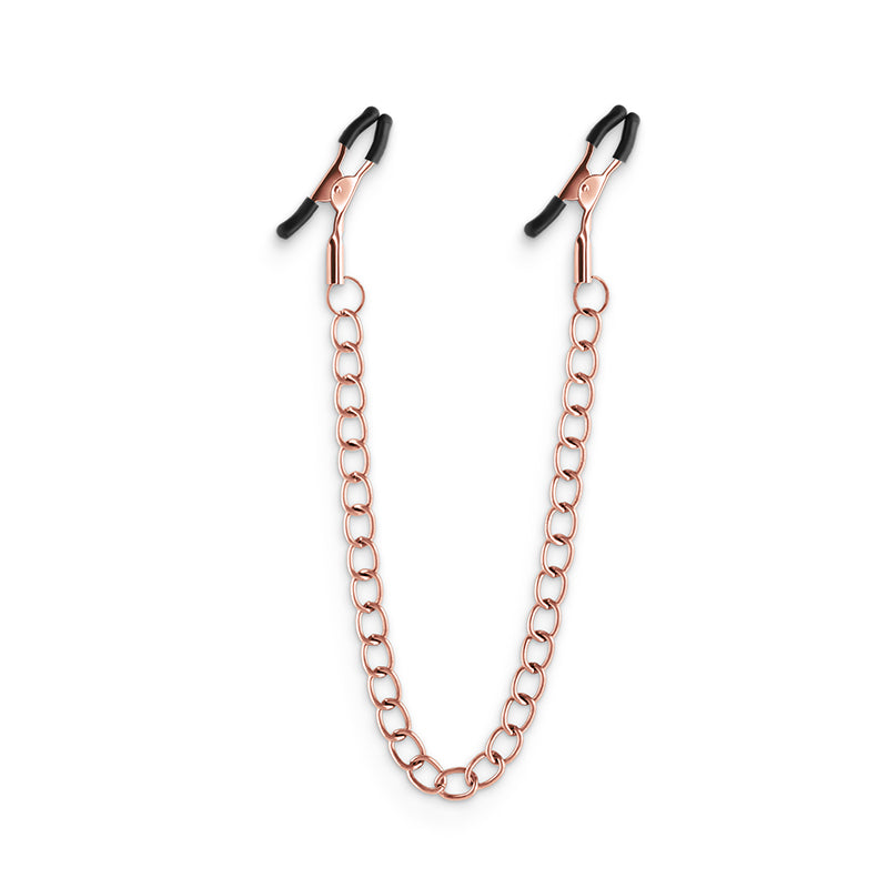 Bound Nipple Clamps Dc2 Rose Gold Rose Gold Nipple Clamps With Chain