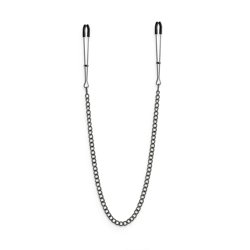 Bound Nipple Clamps Dc3 Gunmetal Gunmetal Nipple Clamps With Chain