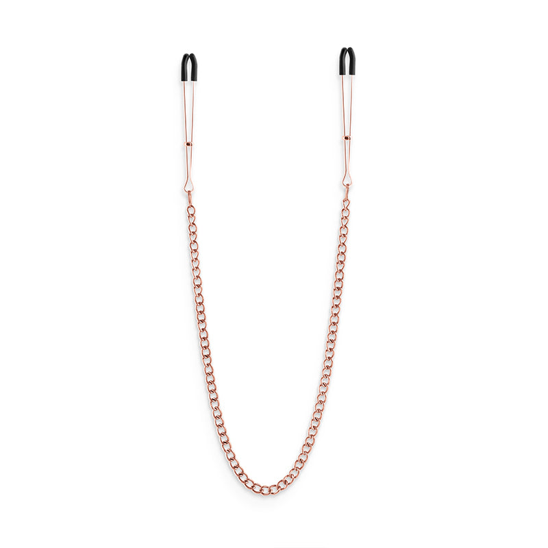 Bound Nipple Clamps Dc3 Rose Gold Rose Gold Nipple Clamps With Chain