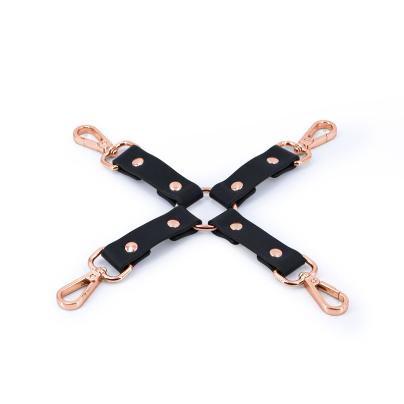 Bondage Couture Hog Tie Black Blue Hog Tie Restraint (No Cuffs Included)
