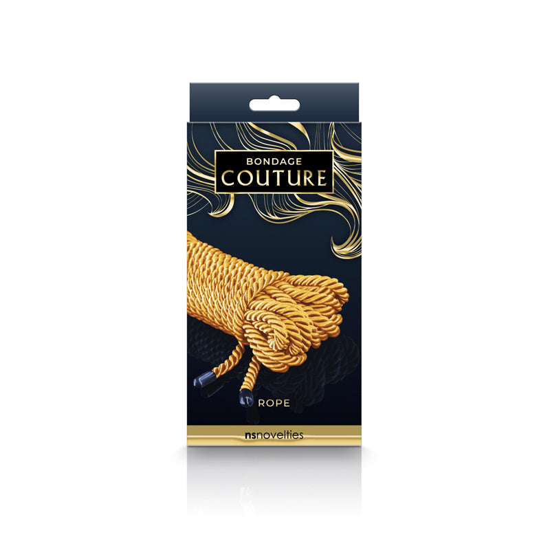 Bondage Couture Rope Gold Gold Bondage Rope 7.6 Metres