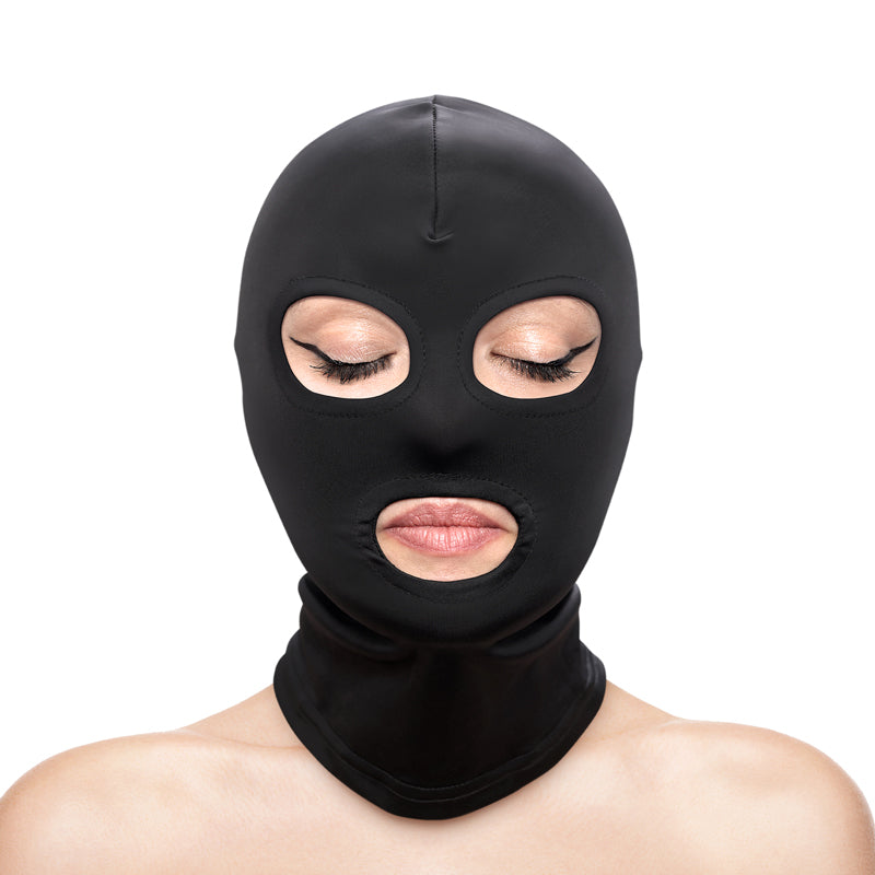Fetish & Fashion Eyes & Mouth Hood Black Black Hood