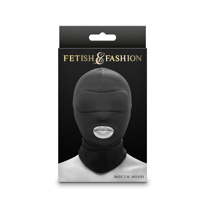 Fetish & Fantasy Mouth Hood Black Black Hood